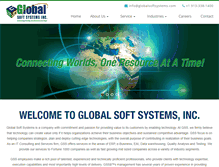 Tablet Screenshot of globalsoftsystems.com